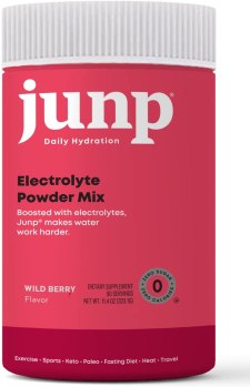 JUNP Hydration Electrolyte Powder, Zero Calories Sugar and Carbs, Wild Berry Flavor, 90 Serving