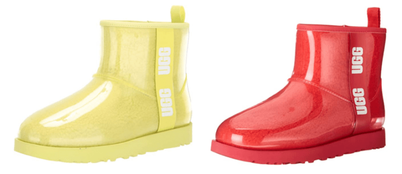 UGG Women’s Classic Clear Mini Boots – Hibiscus Pink  &  Pollen