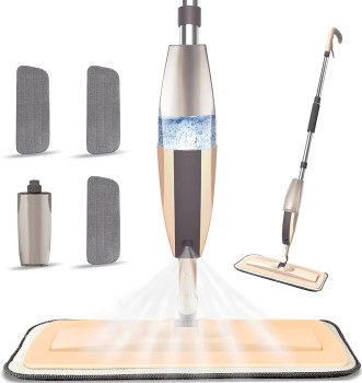 Microfiber Spray Mop With 3 Washable Pads