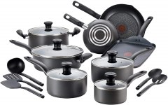 T-fal Initiatives 18-Piece Nonstick Inside and Out Cookware Set for ONLY $80.89 Shipped!!