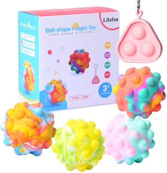 5 pieces Pop Bubble Fidget Sensory Squeeze Balls