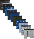 10 Pack For $12.98 Hanes Boys’ ComfortSoft Waistband Boxer Briefs (Assorted/Colors May Vary)