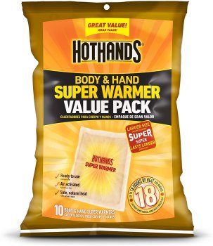 10-Pack HotHands Body & Hand Super Warmers $2.89 + Free Shipping w/ Prime or on $25+
