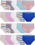 Pack of 20! For $12.34 Fruit of the Loom Girls’ Cotton Brief Underwear Multipacks (all sizes on sale!)
