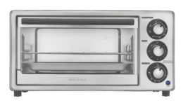 Insignia- 4-Slice Toaster Oven – Stainless Steel
