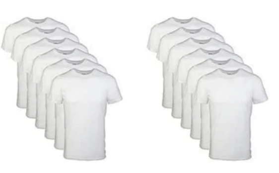12 Pack of Gildan Men’s Crew T-Shirts