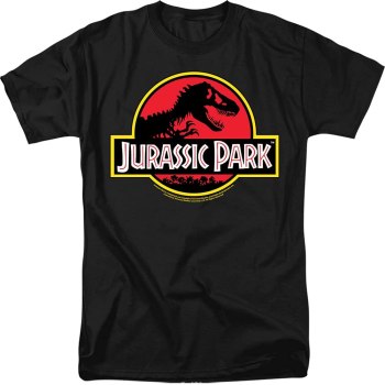 All Sizes $7.88 ~ Jurassic Park Men’s Classic Movie Logo T-Shirt