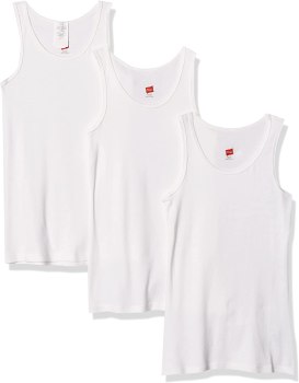 3 Pack For $5.72 Hanes Little Girls’ Ribbed Tank Top (Pack of 3)