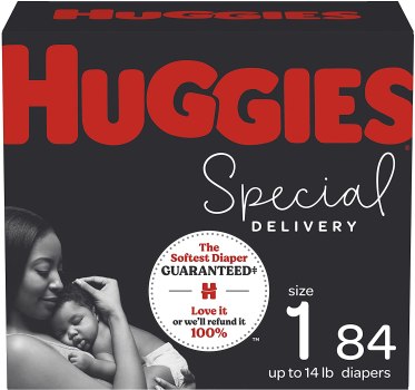 Hypoallergenic Baby Diapers Size 1, 84 Count For $15.19 – Size 2, 74 Count For $17.93