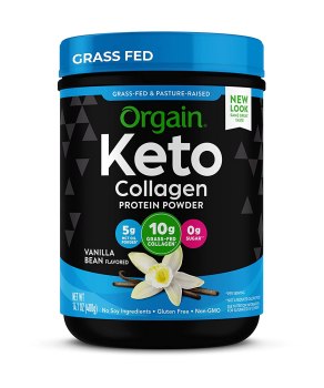 Orgain Keto Collagen Protein Powder with MCT Oil, Vanilla