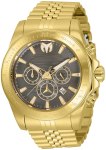 Technomarine Men’s Manta Ray Quartz Watch with Stainless Steel Strap, Gold, 24 (Model: TM-220150)