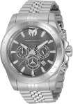 Technomarine Men’s Manta Ray Quartz Watch with Stainless Steel Strap, Silver, 24 (Model: TM-220141)