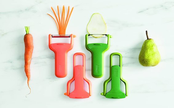Joseph Joseph SafeStore Peeler, One Size, Green w/Integrated Blade Guard In Handle $4.89 + Free Shipping w/Prime