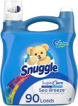 Snuggle SuperCare Liquid Fabric Softener Sea Breeze 90 Load Bottle For $5.71-$6.75 Shipped From Amazon
