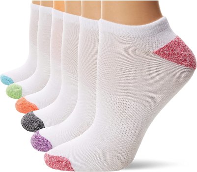 6 Pairs! For $5.99  Hanes Women’s Comfort Fit No Show Socks