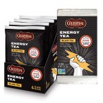 Pack of 24! Celestial Seasonings Black Energy Tea, Contains Caffeine, 4 Tea Bags