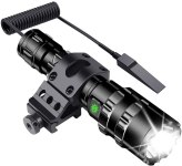 1200 Lumen LED Tactical Flashlight w/ Offset Rail Mount (Black) $19.75 + free shipping