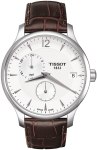 Price Mistake?! $175 (down from $300)Tissot Men’s Tradition GMT Stainless Steel Quartz Watch with Leather Strap, Brown, 20 (Model: T0636391603700)