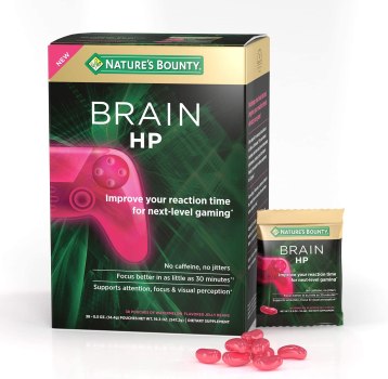 HOT! $14.32 (usually $40) Nature’s Bounty Brain HP Jelly Beans, Nootropic Brain Support Supplement for Focus, 38 Count