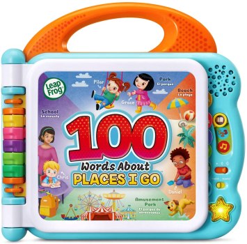 HOT! LeapFrog 100 Words About Places I Go Book