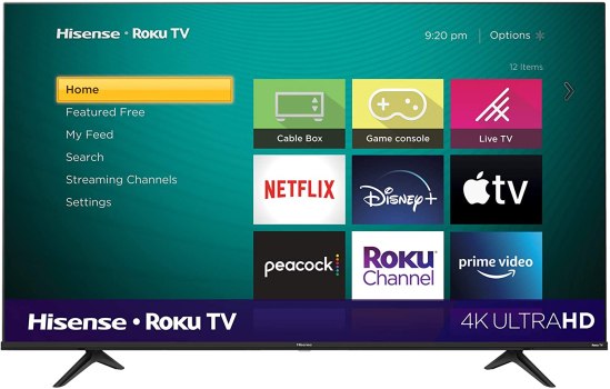 🔥 RUN!! 🔥 65″ Hisense 65R6G 4K UHD HDR Roku Smart TV with Alexa $450