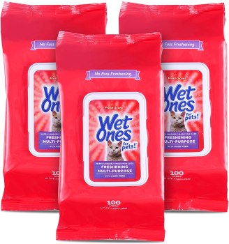 Price Mistake? 300 Count: Wet Ones for Pets Freshening Multipurpose Wipes