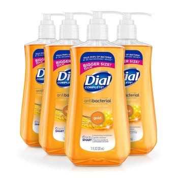 4 Pack! Dial Antibacterial Liquid Hand Soap, Gold, 11 Ounce For $5.19 – $6.00 + Free Shipping 