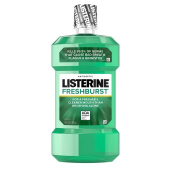 RUN! Listerine Antiseptic Mouthwash, Fresh Burst 1 Liter $3.17 – $3.74 + Free Shipping w/Prime or S&S