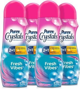 4 Pack!  21oz Purex Crystals in-wash Fragrance and Scent Booster For $10.77