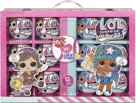 $33 down from $66 – LOL Surprise All Star Sports Ultimate Collection Series 1 with 12 Sparkly Baseball Dolls,