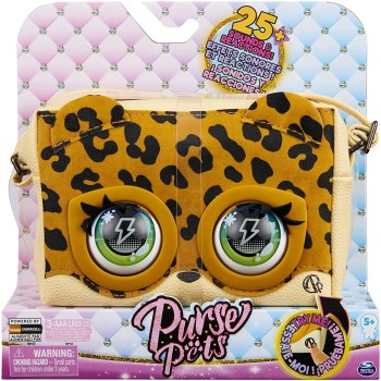 Purse Pets, Leoluxe Leopard Interactive Purse Pet with Over 25 Sounds and Reactions