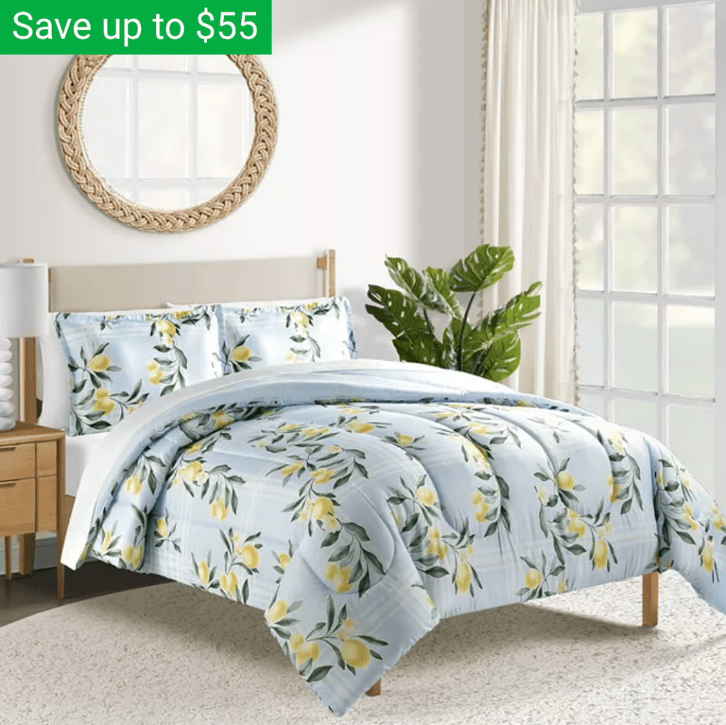 Any-size 3-piece comforter sets from $25 at Macy’s