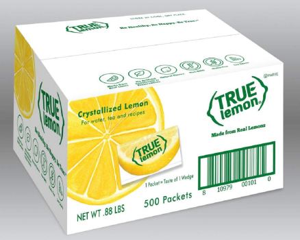 True Lemon Bulk Pack, 0.03 Ounce (Pack of 500) For $21