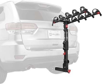Allen Sports 5-Bike Hitch Racks for 2 in. Hitch With: “Premier Locking” For