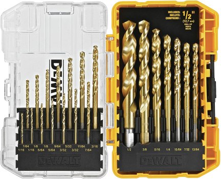 DEWALT Titanium Drill Bit Set, 21-Piece for ONLY $14.77 (Was $24.97)!!
