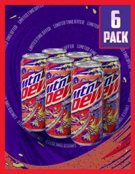 6 Pack Limited Edition MTN Dew Typhoon $12 + $8 Shipping