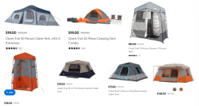 Ozark Tents on Sale, Great Deals