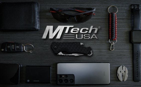 MTech USA MT-113 Rescue Team Fixed Blade Survival Knife, Black Straight Edge Tanto Blade, Black Handle, 10-1/2-Inch Overall