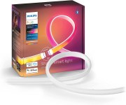 Philips Hue Bluetooth Gradient Ambiance Smart Lightstrip 3ft Extension NO Plug, (Muticolor Strip, Works with Apple Homekit and Google Home), White