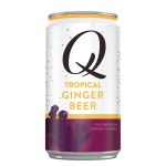 Q Mixers Tropical Ginger Beer, Premium Ginger Beer: Real Ingredients, 7.5 Fl oz, 24 Cans