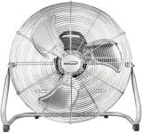 Brentwood Kool Zone F-20CRC 3-Speed 130-Watt 20-Inch High-Velocity Metal Floor Fan with Pivoting Head
