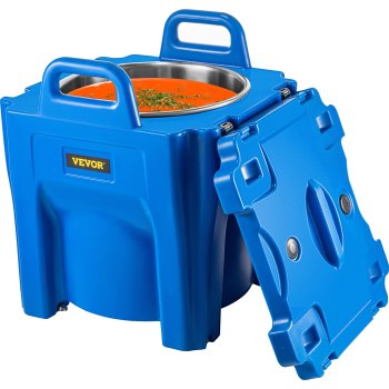 EVOR Insulated Food Carrier, 32Qt Capacity, Stackable Catering Hot Box w/Stainless Steel Barrel