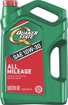 Quaker State All Mileage 10W-30 Motor Oil (5 Quart, Single Pack)
