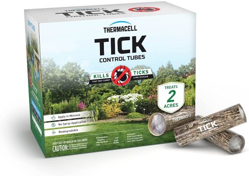 Thermacell Tick Control Tubes for Yards; Protects Backyards and Properties from Ticks; No Spray, No Granules, No Mess; Environmentally Friendly Alternative to Tick Spray & Tick Repellent