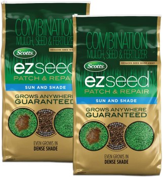 Scotts EZ Seed Patch & Repair Sun and Shade: Seeds up to 225 sq. ft., 2-Pack, 10 lb.