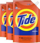 93 Tide Laundry Detergent Liquid Soap Pouches For $11 if you subscribe!