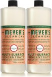 Mrs. Meyer’s Multi-Surface Cleaner Concentrate, Use to Clean Floors, Tile, Counters, Geranium, 32 fl. oz – Pack of 2