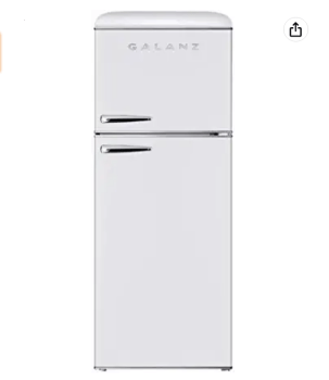 deal on Galanz GLR10TWEEFR True Top Freezer Retro Refrigerator