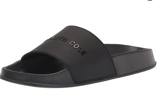 Prime Day Deal For $14.98 Lots of sizes available! Kenneth Cole New York Women’s Kenny Logo Slide Sandal