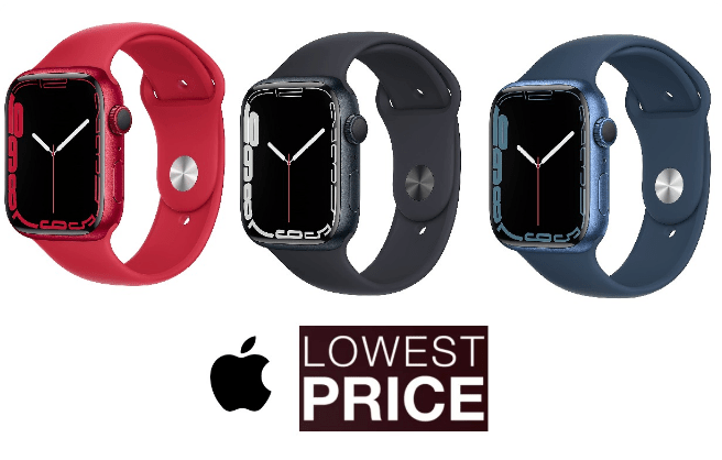 π₯ Apple Watch Series 7 Only $309 (Retail $429). Lowest price it's ever been